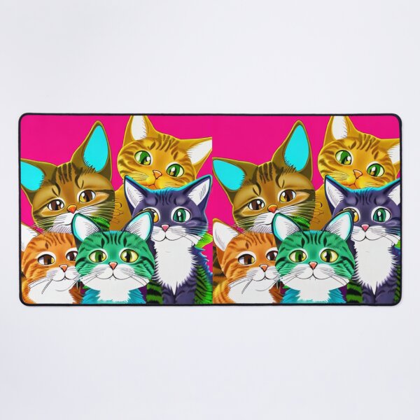 Item preview, Group of smiling cats designed and sold by Astralia.