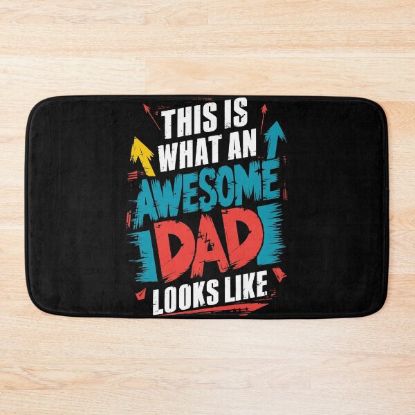 Item preview, Fathers Day Gift This Is What An Awesome Dad Looks Like designed and sold by Quirky Shirts.