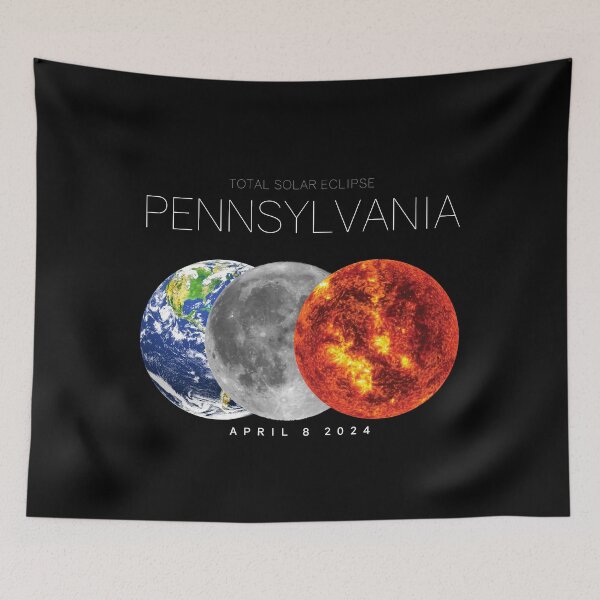 Item preview, Total Solar Eclipse 2024: Pennsylvania designed and sold by marboywonderboy.