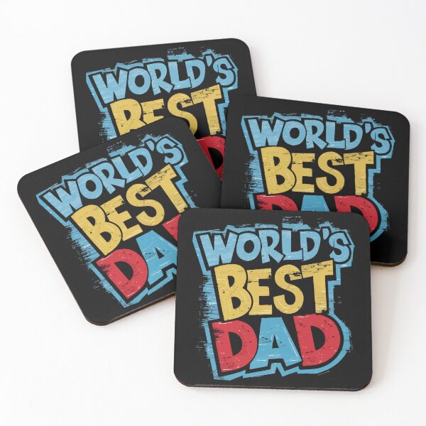 Item preview, Fathers Day Gift Worlds Best Dad Funny Father Gift designed and sold by Quirky Shirts.