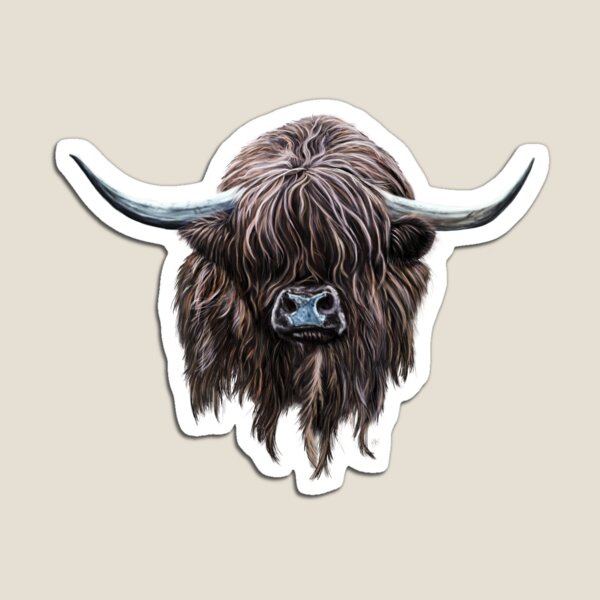 Item preview, Scottish 'Heilan Coo' designed and sold by brodyquixote.
