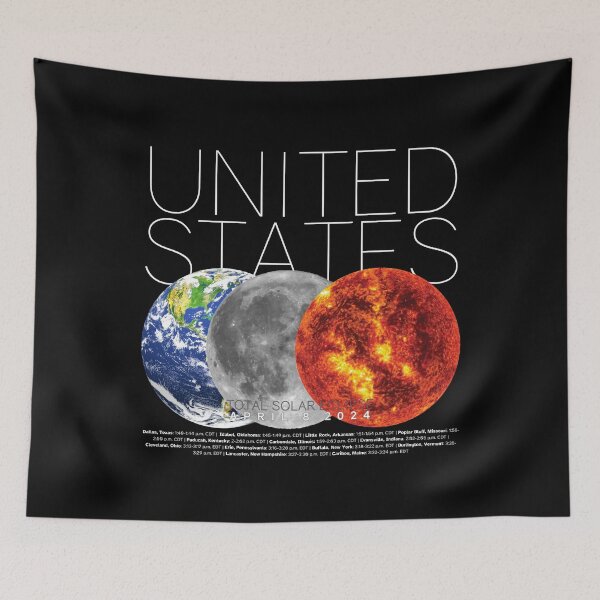 Item preview, Total Solar Eclipse 2024: UNITED STATES designed and sold by marboywonderboy.