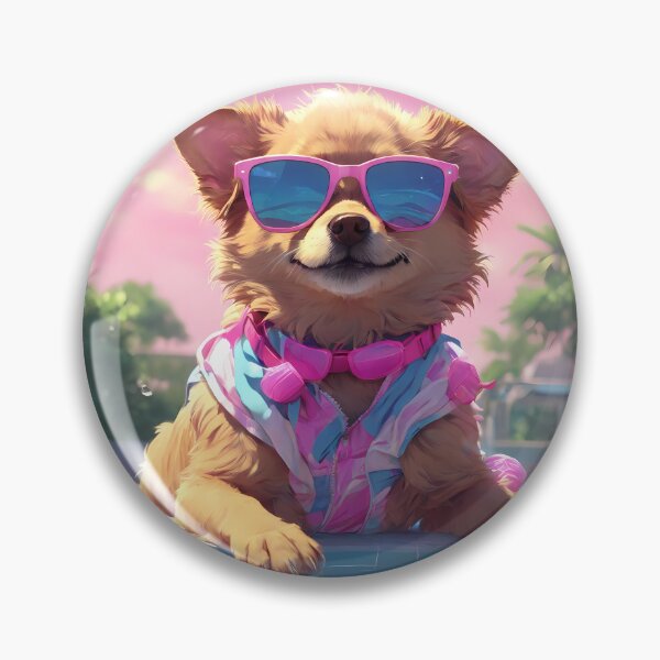 Item preview, Cool dog in the pool, summer vibes designed and sold by Eve Orea.