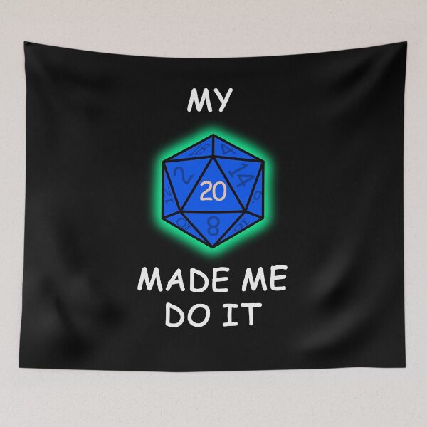Item preview, My critical hit made me do it - blue designed and sold by AtelierRillian.