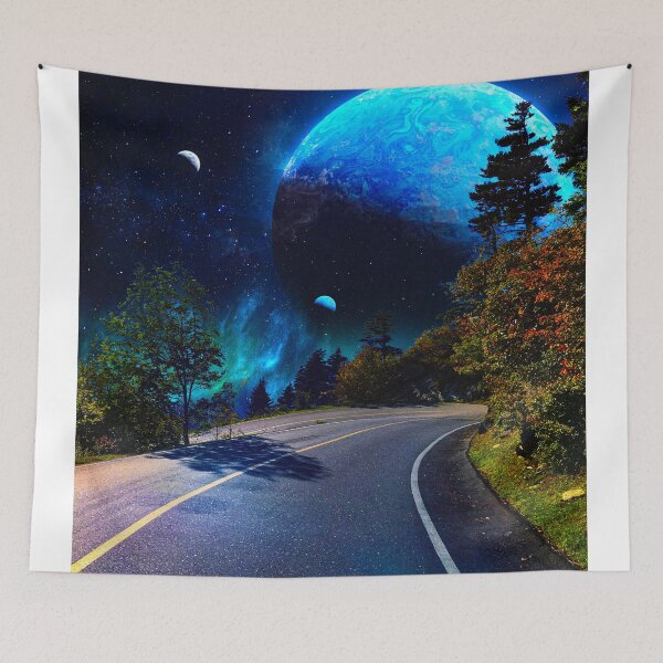 Item preview, Planetary Mountain Road designed and sold by Moonquestart.