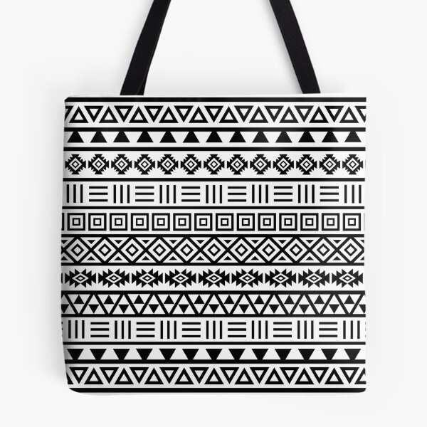 Item preview, Aztec Influence Pattern II Black on White designed and sold by NataliePaskell.