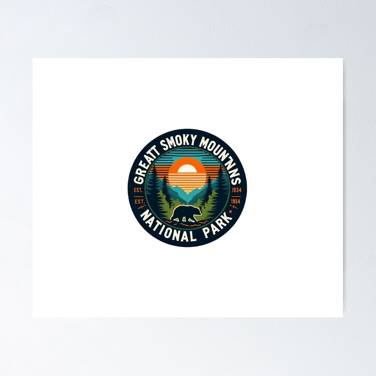 great smoky mountains	 Sticker