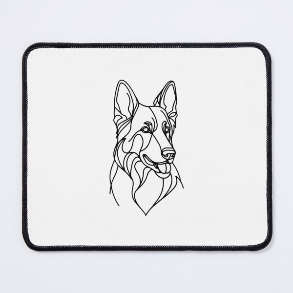 Item preview, German Shepherd Line Art designed and sold by DesignsByKazu.