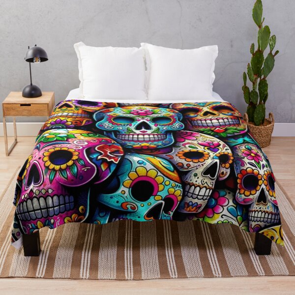Item preview, Sugar Skulls Print Pattern designed and sold by PinUpPizzazz.