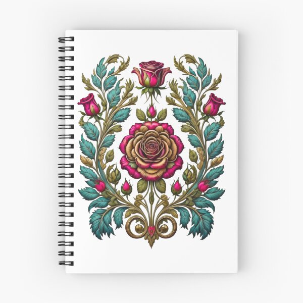 Item preview, Red Rose in Full Bloom - Stunning Botanical Illustration designed and sold by gallofoto.