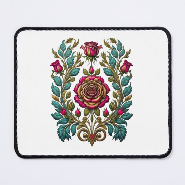 Item preview, Red Rose in Full Bloom - Stunning Botanical Illustration designed and sold by gallofoto.