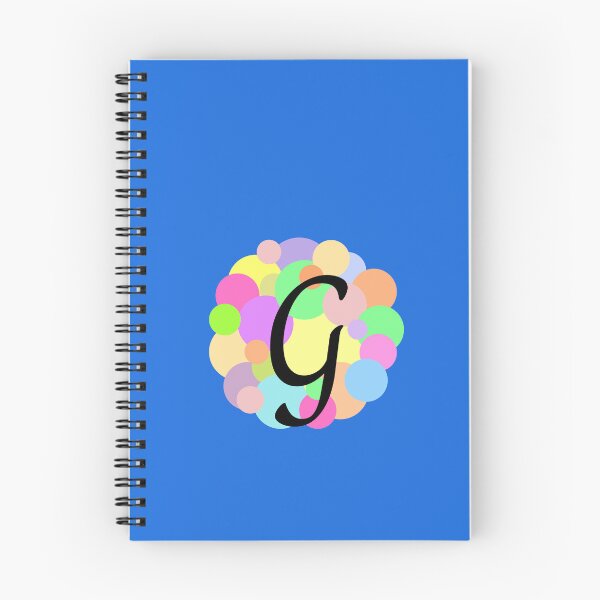 Item preview, Colorful Pastel Bubbles Upper Case Letter G Monogram designed and sold by MGonline.