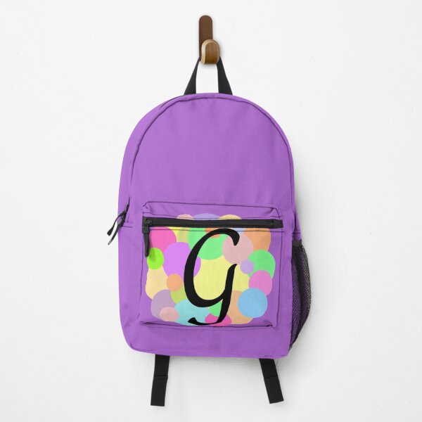 Item preview, Colorful Pastel Bubbles Upper Case Letter G Monogram designed and sold by MGonline.