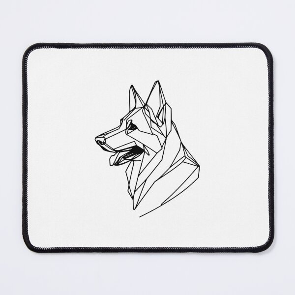 Item preview, German Shepherd Line Art designed and sold by DesignsByKazu.