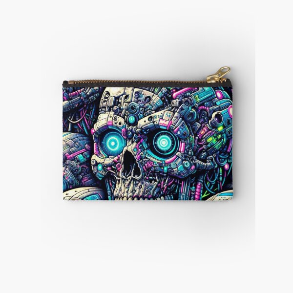 Item preview, Cyberpunk Skulls Pattern Print designed and sold by PinUpPizzazz.