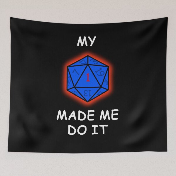Item preview, My critical fail made me do it - blue designed and sold by AtelierRillian.