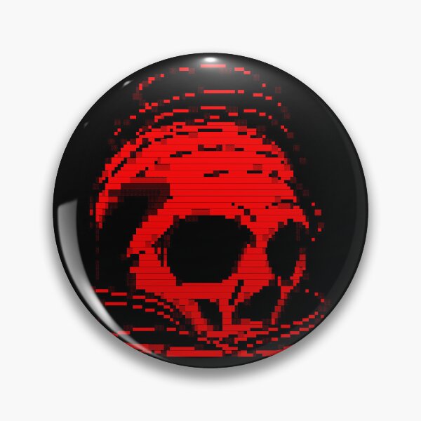 Item preview, Retro ANSI Art Skull - TEAM BTCR - Red designed and sold by Ticklenutts.