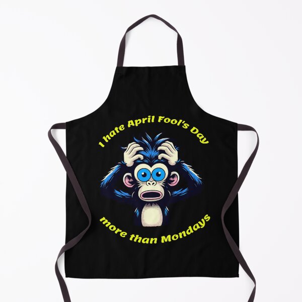 Item preview, I hate April Fool's Day more than Mondays-Sarcastic monkey-april fools club designed and sold by toobel.