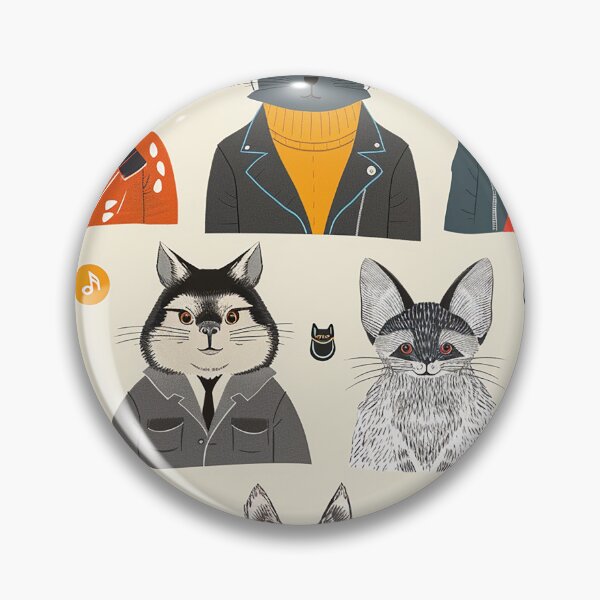 Item preview, Chic Animals Minimalist Pattern designed and sold by 33wolvesdesigns.