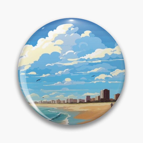 Item preview, Retro Style St Kilda Beach Melbourne Australia designed and sold by OCNau.