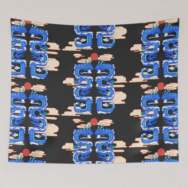 Item preview,  Oriental Blue Dragon of the New year designed and sold by Ollang-log.