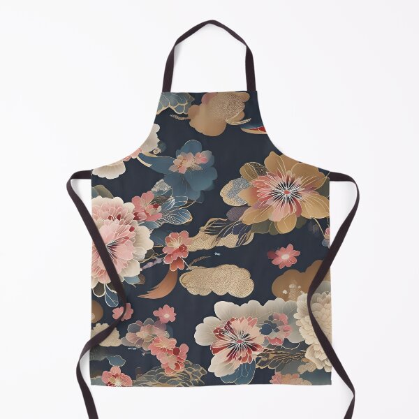 Item preview, Japanese Flower Kimono Pattern designed and sold by Tamas Das.