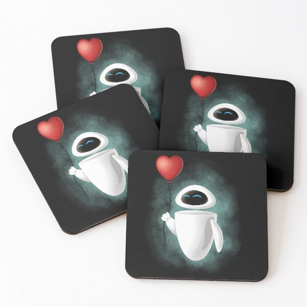 Item preview, Modern robot with heart balloon designed and sold by aalaaatef.