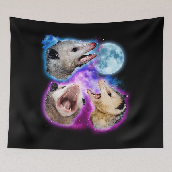 Item preview, opossum in space funny possum designed and sold by teeartforyou.