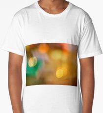 Colored blurred defocused bokeh background wallpaper decoration Long T-Shirt