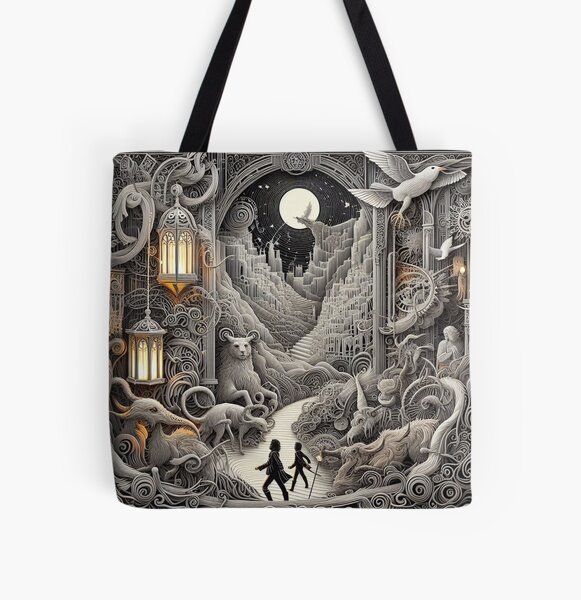 Labyrinth Tote Bags for Sale