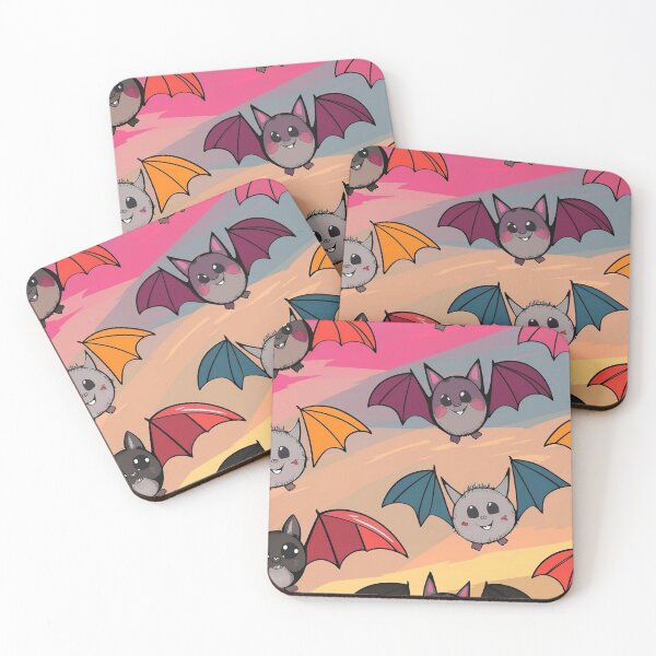 Item preview, Cute baby bats with various colors designed and sold by DunuStore.