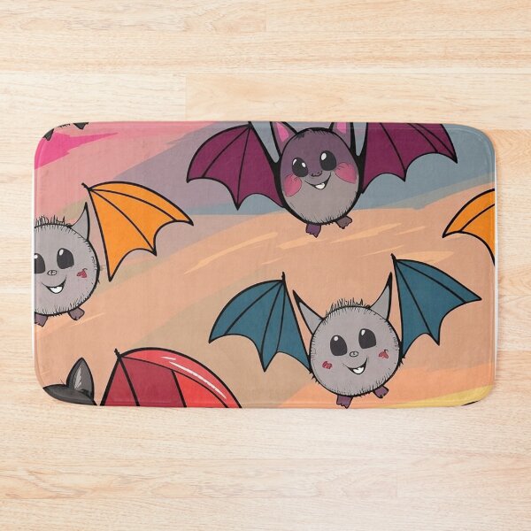 Item preview, Cute baby bats with various colors designed and sold by DunuStore.