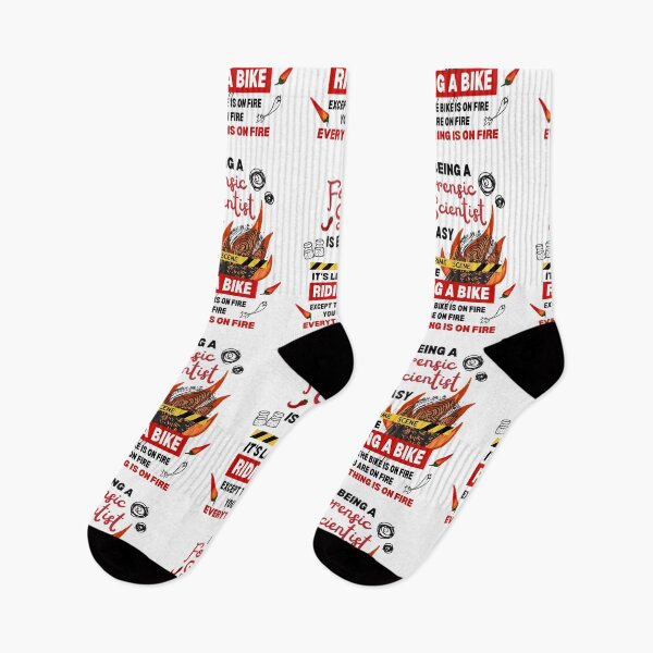 Item preview, Being a Forensic Scientist at the Crime Scene is On Fire Funny Quote designed and sold by FociCreate.
