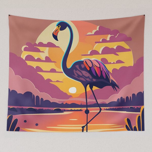 Item preview, "In a Flock of Flamingos, Be a Flamboyant" designed and sold by JAMESAMORN.