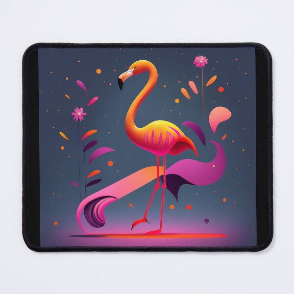 Item preview, "Graceful Guardians: Flamingo Majesty" designed and sold by JAMESAMORN.