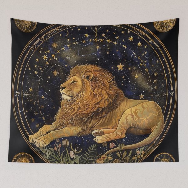 Item preview, "Leo's Luminary: Celestial Majesty" designed and sold by Urban Charm.