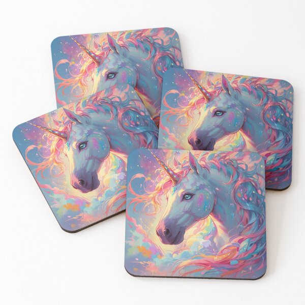Item preview, Unicorn Fantasy Horse Animal Art designed and sold by druidwolfart.