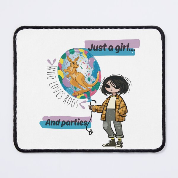 Item preview, Just a girl who loves Roos and parties designed and sold by lozsart.
