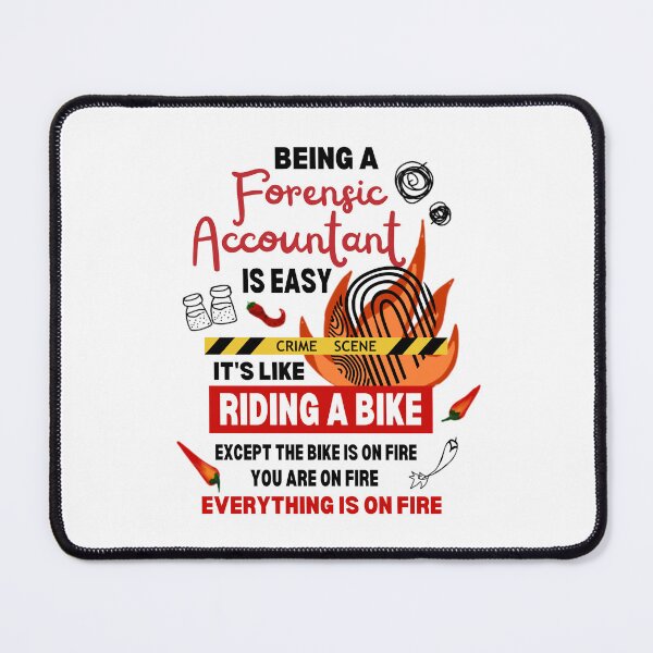 Item preview, Funny Forensic Accoutant is A Hot Mess Accountant Jokes Problem Solver designed and sold by FociCreate.