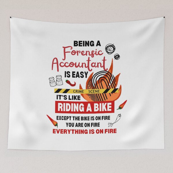 Item preview, Funny Forensic Accoutant is A Hot Mess Accountant Jokes Problem Solver designed and sold by FociCreate.