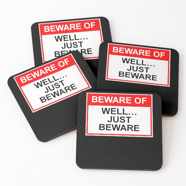 Item preview, Beware Of Sign  designed and sold by Jontemarkella.