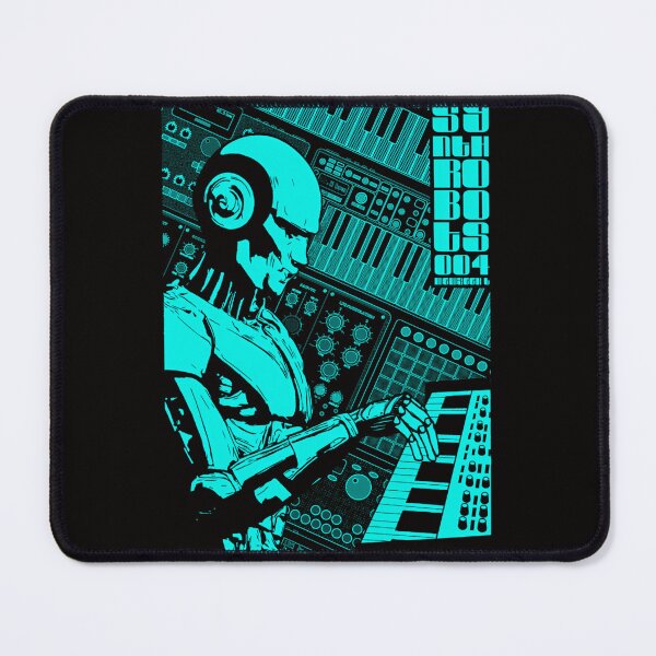 Item preview, Synth Robot 004 Synthesizer Musician And Music Producer designed and sold by TavashaWill.