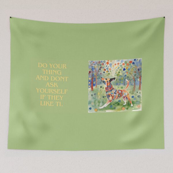 Item preview, Emotional support dog - confidence boost with positive messages designed and sold by VickyJo111.