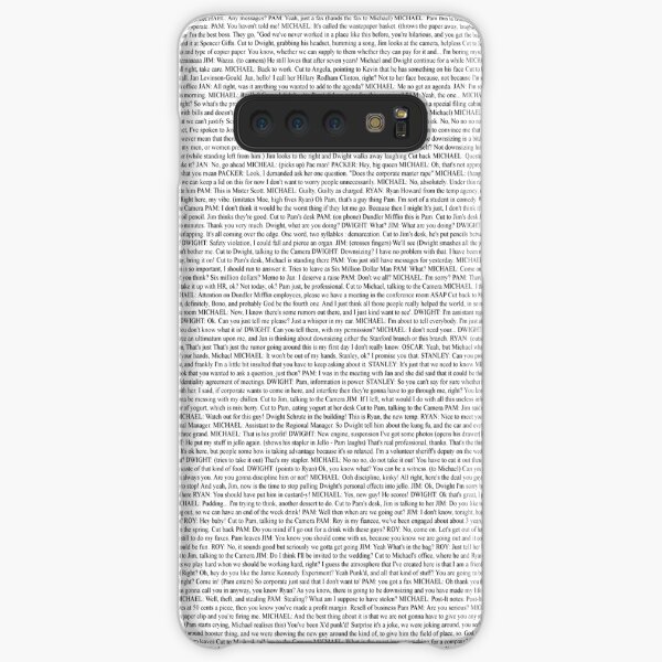 The Office pilot episode script (us) Samsung Galaxy Snap Case
