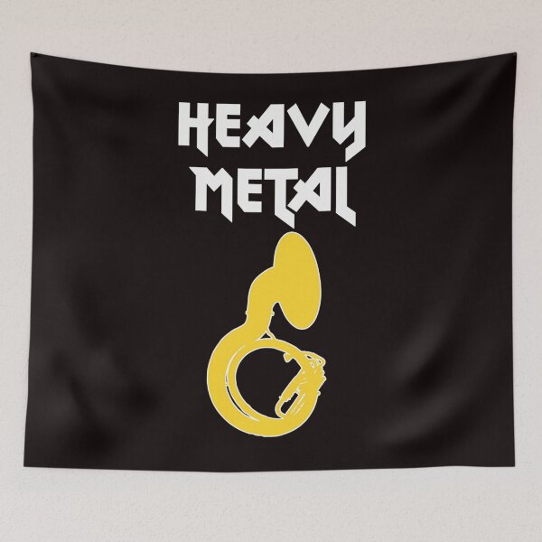 Item preview, Sousaphone - Heavy Metal - Funny Sousaphone Gift Marching Band Brass Band designed and sold by Calishabgermany.