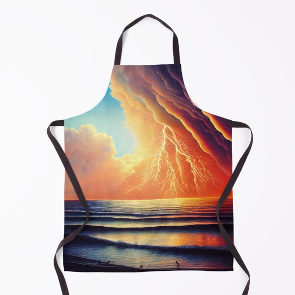 Item preview, Thunderstorm by the sea designed and sold by FlowersColorful.