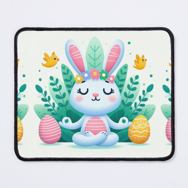 Item preview, Cute Easter bunny meditating designed and sold by Coolparrotgirl.