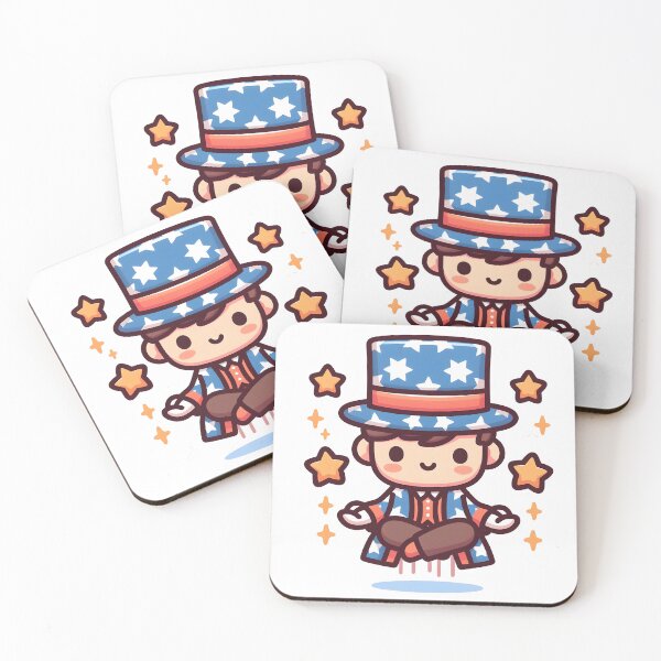 Item preview, Kawaii Magician With Star-Patterned Robe designed and sold by CanvasCutie.