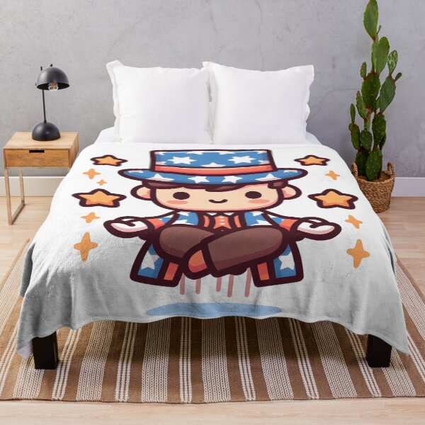 Item preview, Kawaii Magician With Star-Patterned Robe designed and sold by CanvasCutie.