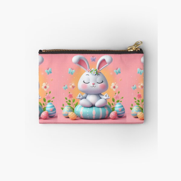 Item preview, Cute Easter bunny meditating, Easter 2025, Easter eggs, Easter decoration designed and sold by Coolparrotgirl.